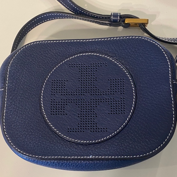 Tory Burch Navy Blue Crossbody Bag - Picture 1 of 6